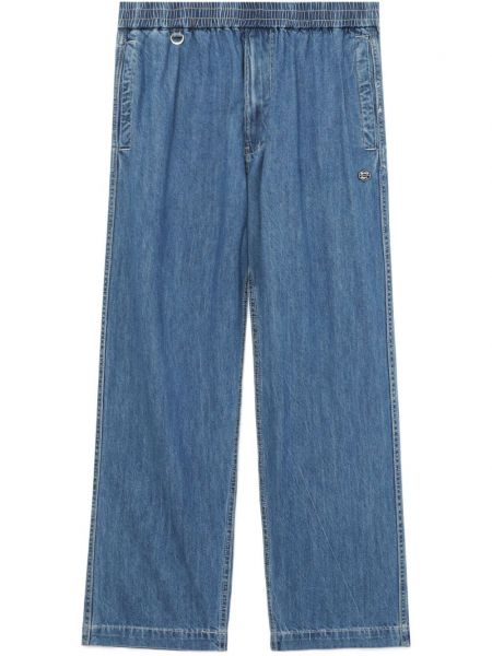 Voľné priliehavé džínsy Chocoolate modrá