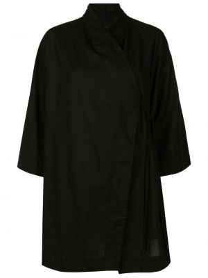 Блуза с v-образно деколте Osklen черно