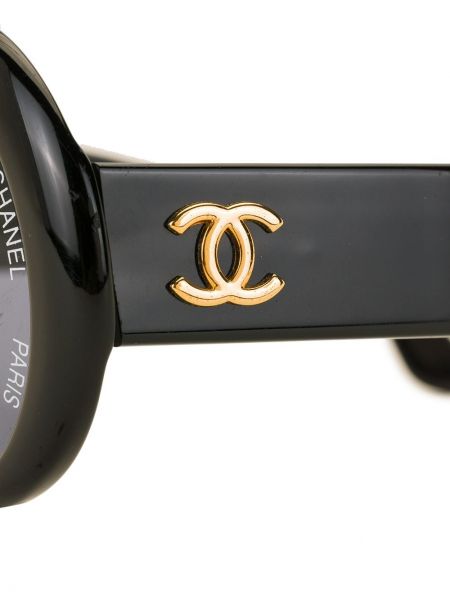 Okulary przeciwsłoneczne Chanel Pre-owned czarne