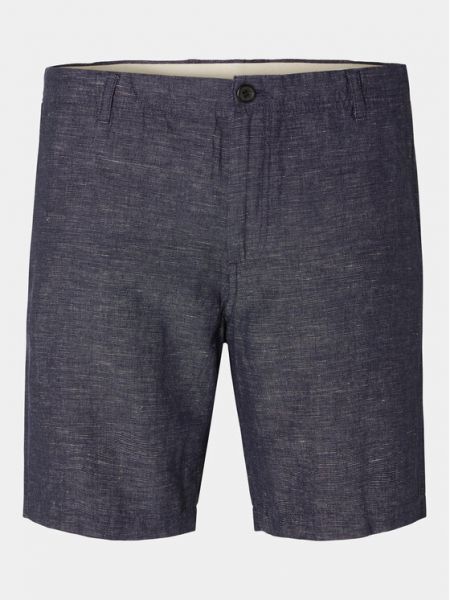 Hlače chino Selected Homme modra