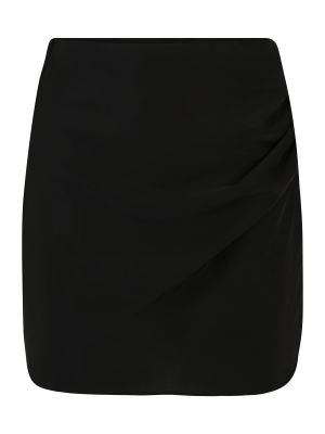 Jednofarebná priliehavá minisukňa z polyesteru Y.a.s Petite - čierna