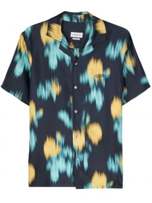 Копринена риза с абстрактен десен Lanvin