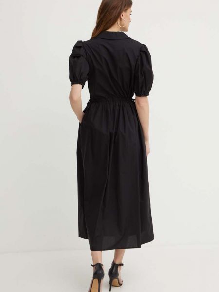 Pamut hosszú ruha Liu Jo fekete