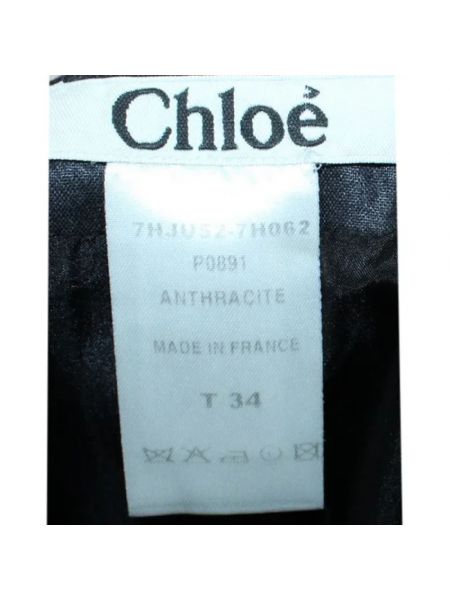 Falda de lana Chloé Pre-owned azul