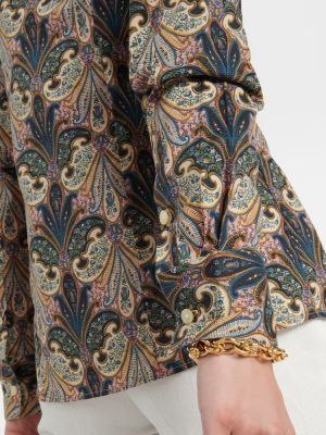 Bavlnená košeľa s paisley vzorom Etro