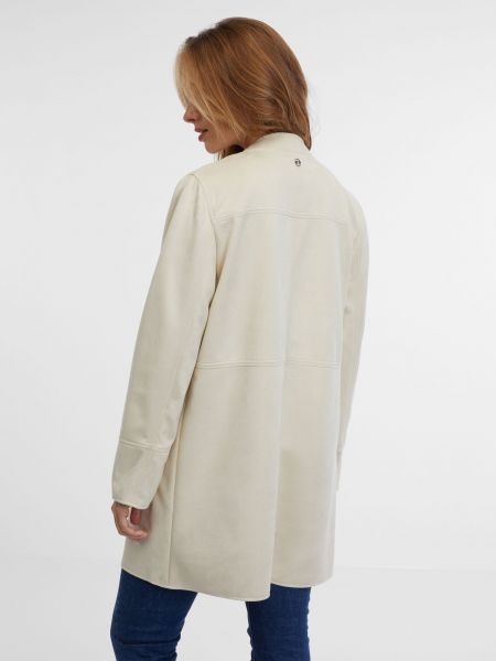 Semišový kabát Orsay béžový