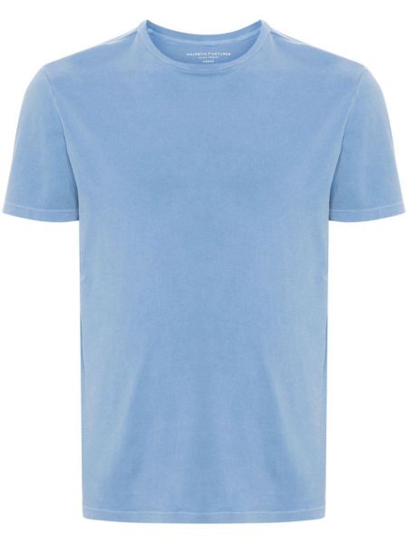 T-shirt en coton Majestic Filatures bleu