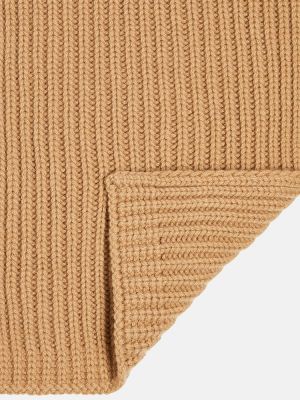 Bufanda de lana de cachemir con estampado de cachemira Gucci beige