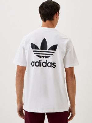 Поло Adidas Originals белое