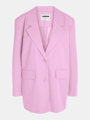 Розовый пиджак оверсайз Noisy May
