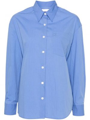 Košeľa s výšivkou Low Classic modrá