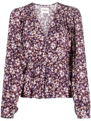 Bluză cu model floral cu imagine Marant Etoile