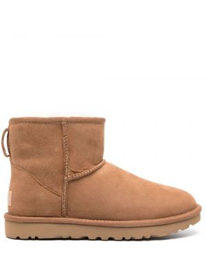 Mini klasik düz çizmeler Ugg kahverengi