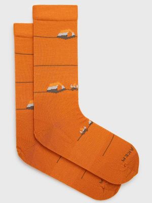 Чорапи Icebreaker оранжево