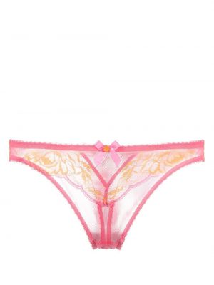 Blonder mesh stringtruser Agent Provocateur rosa