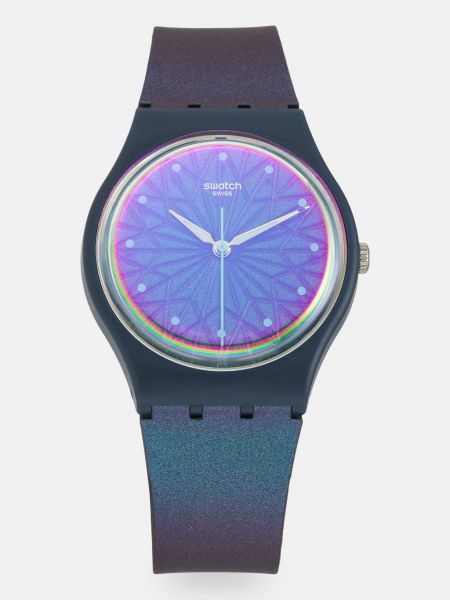 Часы Swatch фиолетовые