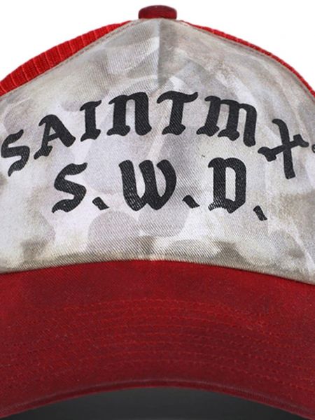 Raštuotas kepurė su snapeliu su nubrozdinimais Saint Mxxxxxx