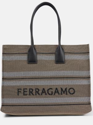 Shopper large en jacquard Ferragamo