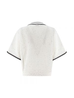Camisa de lino Brunello Cucinelli blanco