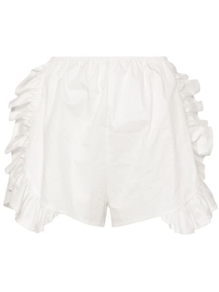 Shorts en coton Ioana Ciolacu blanc