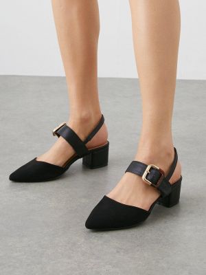 Туфли с пряжкой Wallis черные
