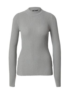 Пуловер Gina Tricot сиво