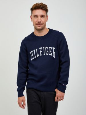 Sweter Tommy Hilfiger niebieski