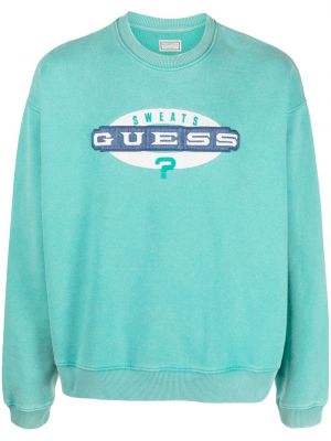 Sweatshirt mit print Guess Usa grün