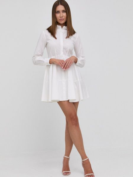 Бавовняне плаття міні Pinko, біле