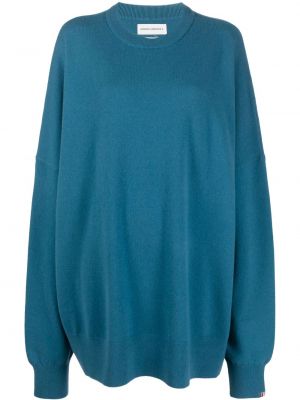 Oversized kašmírový sveter Extreme Cashmere modrá