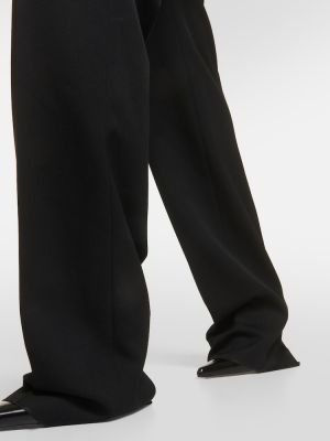 Voľný oblek s vysokým pásom Saint Laurent čierna