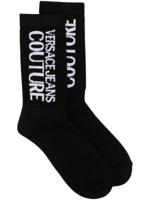 Socken aus baumwoll mit print Versace Jeans Couture