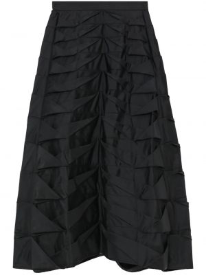 Plisovaná midi sukňa Enföld čierna