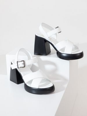 Kožne sandale Answear Lab bijela