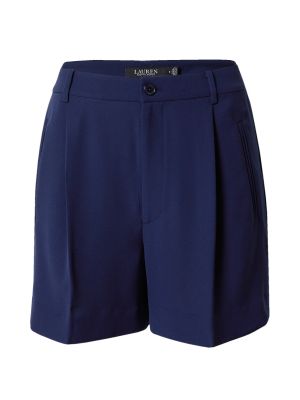 Plisované nohavice Lauren Ralph Lauren modrá