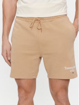 Shorts de sport Tommy Jeans beige