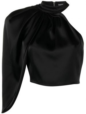 Crop top David Koma svart