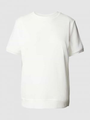 Koszulka w jednolitym kolorze Comma Casual Identity biała