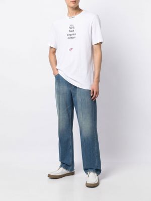 T-shirt aus baumwoll mit print Doublet weiß