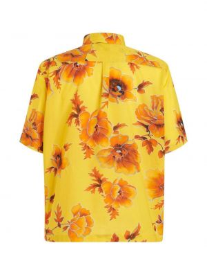 Geblümte hemd mit print Etro gelb