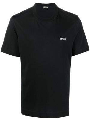 T-shirt con stampa Zegna nero