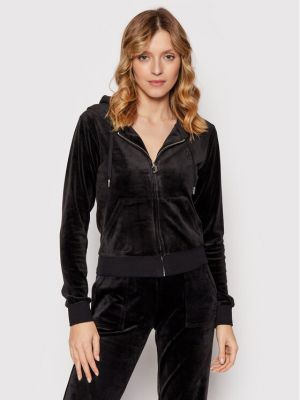 Sportinis džemperis slim fit Juicy Couture juoda