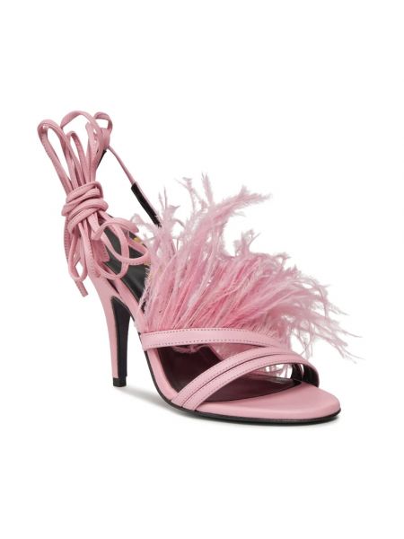 Sandale mit federn Patrizia Pepe pink