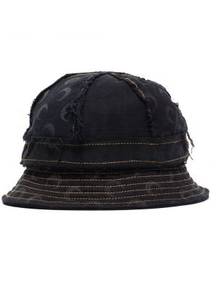 Mütze mit print Marine Serre schwarz