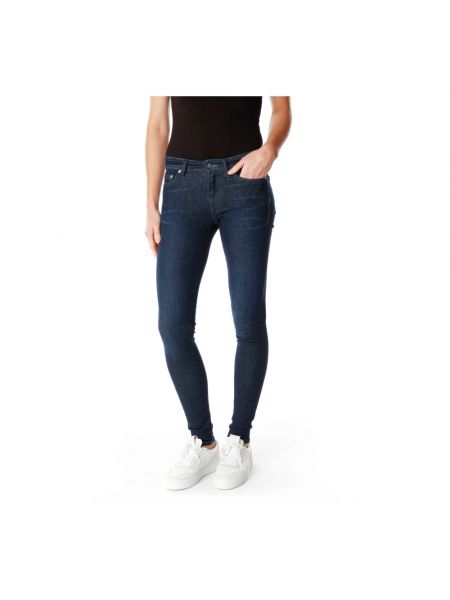 Stretch-jeans Denham blau