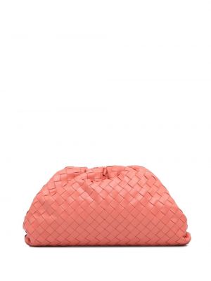 Clutch torbica Bottega Veneta Pre-owned ružičasta