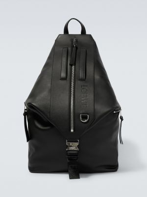 Кожаный рюкзак Loewe черный