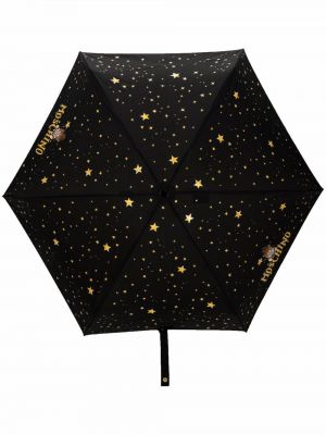 Paraguas de estrellas Moschino negro