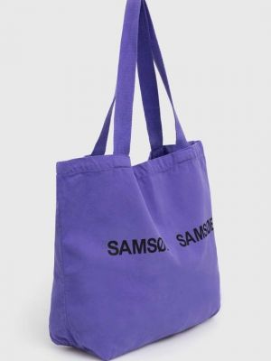 Сумка Samsoe  Samsoe фиолетовая