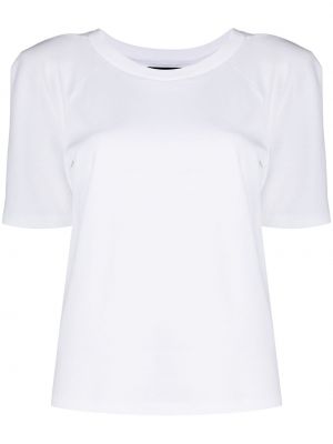 Camiseta con hombreras Styland blanco